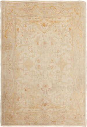 Antique Turkish Oushak Rug 46415 Nazmiyal Antique Rugs
