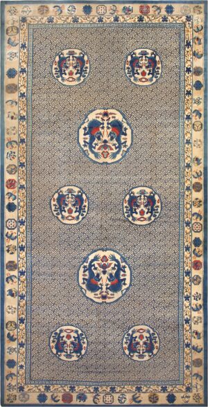 Large Dragon Design Antique Chinese Rug #46587 by Nazmiyal Antique Rugs