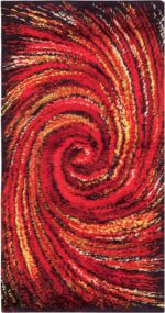 Red Vintage Swedish Rya Shag Deco Rug #46606 by Nazmiyal Antique Rugs