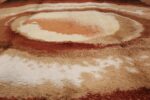 Vintage Swedish Deco Rug 46608 Caramel Foam Nazmiyal