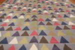 vintage swedish kilim 46589 field Nazmiyal