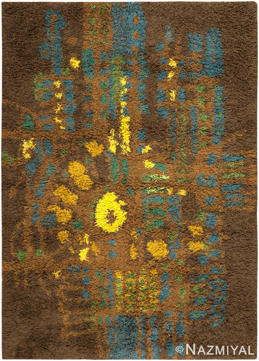 Vintage Swedish Deco Rug 46603 Detail/Large View