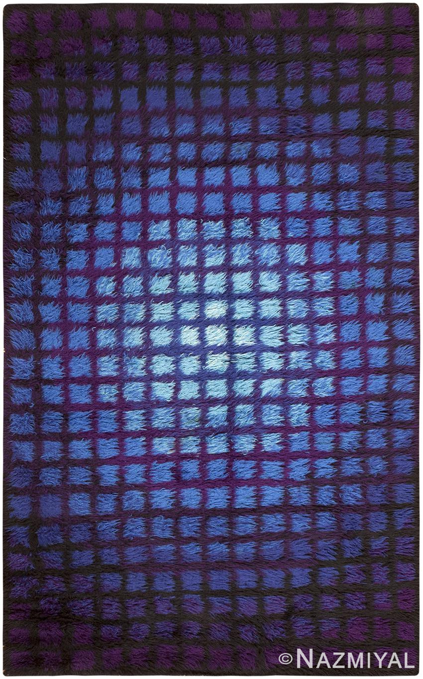 Vintage Swedish Deco Rug 46610 Detail/Large View