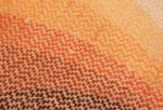 Weave detail Vintage Swedish deco round rug 46612 designed by Verner Panton from Nazmiyal antique rugs collection