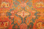 antique turkish oushak rug 46697 field Nazmiyal