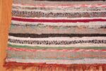 Corner Vintage Swedish rag rug 46658 by Nazmiyal