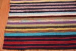 Corner Vintage Swedish rag rug 46662 by Nazmiyal