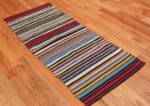 Full Vintage Swedish rag rug 46662 by Nazmiyal