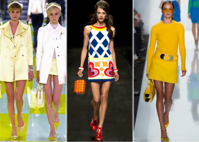 NYC Fashion Week Runway Models Wearing Sixties Inspired Fashion NYC Fashion Week Runway Models Wearing Sixties Inspired Fashion by Nazmiyal