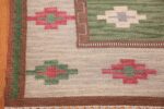 vintage swedish kilim 46700 corner Nazmiyal