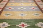 vintage swedish kilim 46700 field Nazmiyal