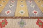 vintage swedish kilim 46700 lines Nazmiyal