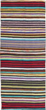 Vintage Swedish Rag Runner Rug 46662 Nazmiyal Antique Rugs