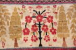 antique persian kerman rug 46655 flower Nazmiyal