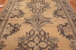 Antique Turkish Oushak Rug 46585 Middle Medallion Nazmiyal