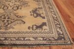 Antique Turkish Oushak Rug 46585 Side Corner Nazmiyal