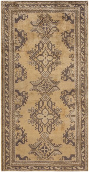 Antique Oushak Turkish Rug 46585 Large Image