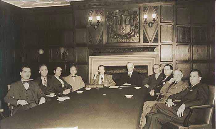 Hajji Baba Club Meeting Circa 1940 Hajji Baba Club Meeting Circa 1940 - Nazmiyal