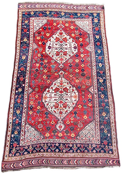 Khamseh Tribal Rug From Southwest Persia Khamseh Tribal Rug From Southwest Persia - Nazmiyal