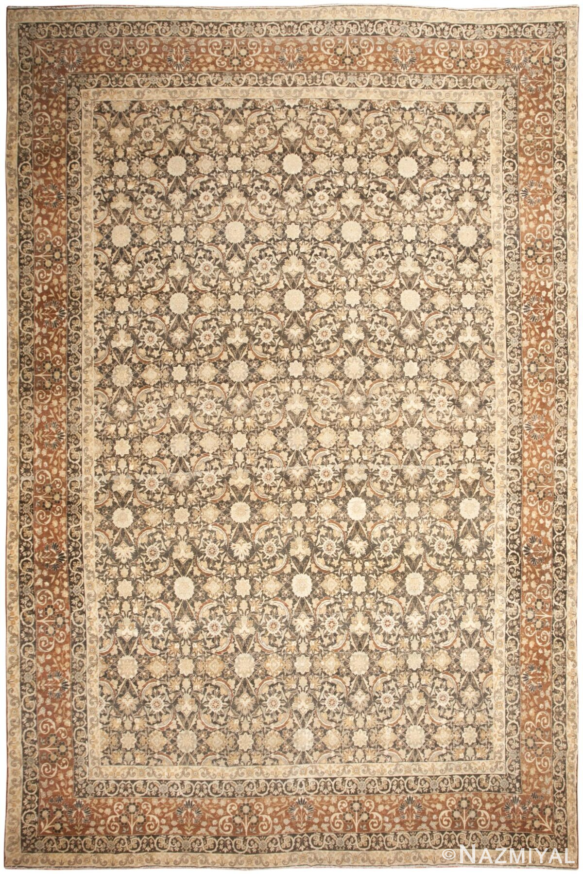Antique Persian Kerman Rug 46692 Nazmiyal Antique Rugs