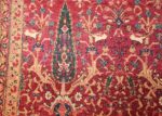 antique kerman persian rug 46637 pine Nazmiyal