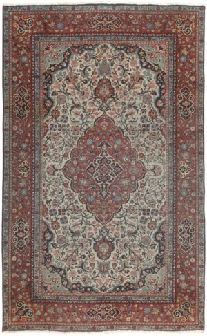 Antique Persian Kashan Rug 46732 Nazmiyal Antique Rugs