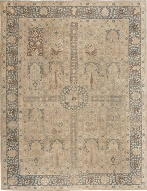 Antique Persian Tabriz Carpet 46747 Nazmiyal