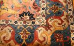 antique persian tabriz rug 46825 signature Nazmiyal