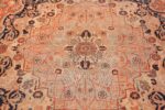 Close-up Antique Persian Mohtashem Kashan rug 46248 by Nazmiyal