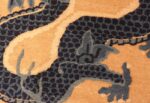 Close-up dragon Antique Chinese rug 46818 by Nazmiyal