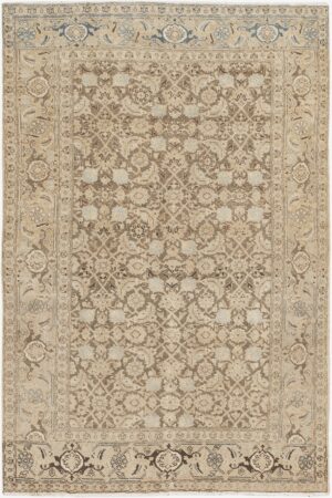 Antique Persian Tabriz Scatter Carpet 46764 Nazmiyal Rugs