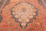 Field Antique Persian Mohtashem Kashan rug 46248 by Nazmiyal