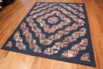 Full vintage Swedish quilt textile 46863 by Nazmiyal