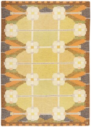 Scandinavian Carpet By Ingegerd Silow IS 46854 Nazmiyal