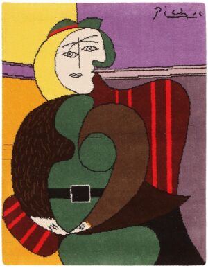 Vintage Pablo Picasso Rug 46872 Nazmiyal