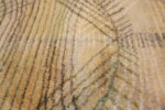 Vintage Swedish Rya Rug Marta Maas Fjatterstorm 46888 Curves Straight Lines Nazmiyal