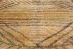 Vintage Swedish Rya Rug Marta Maas Fjatterstorm 46888 Horizontal Lines Nazmiyal