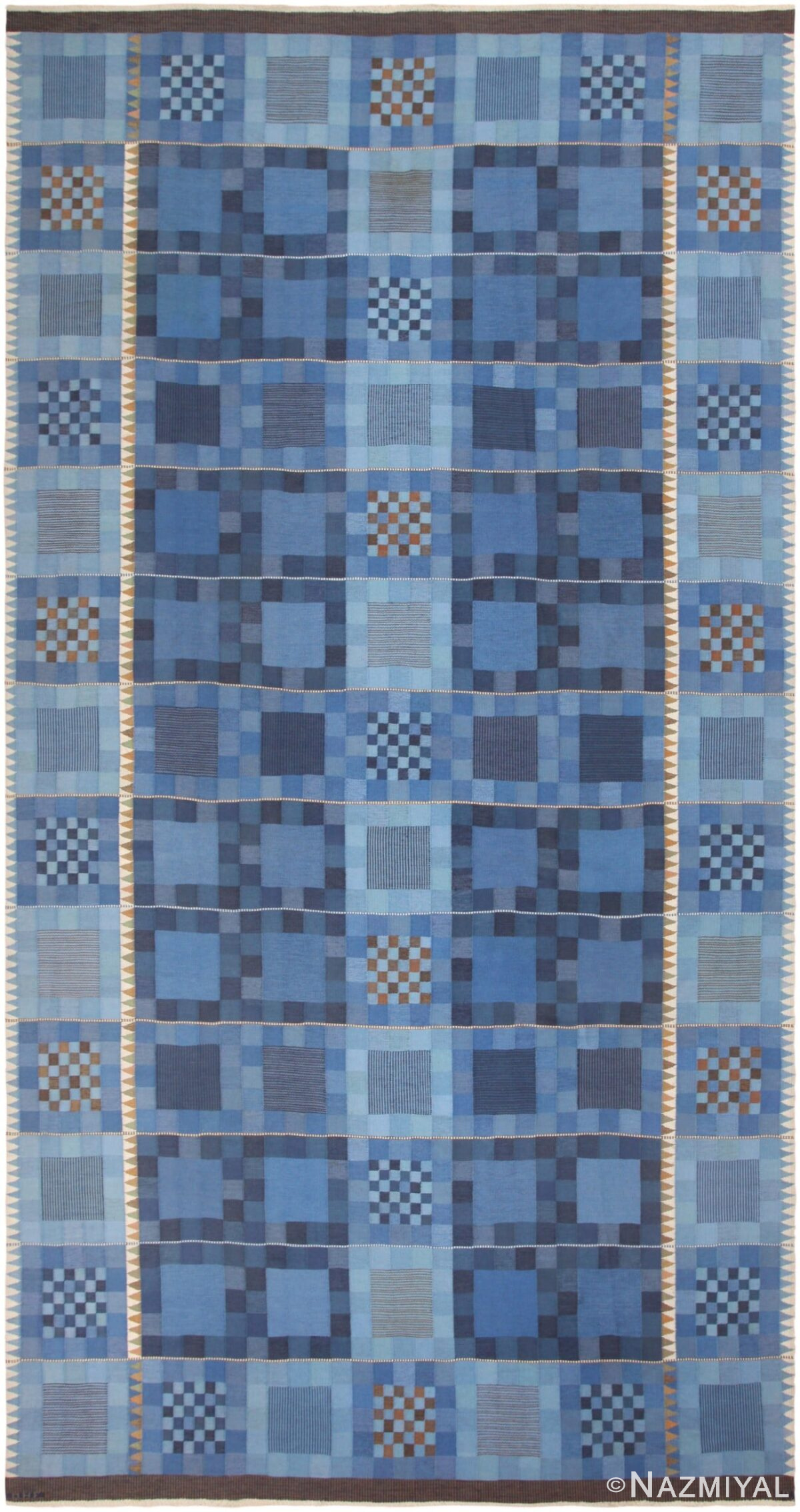 Vintage Swedish Carpet by Ingrid Dessau 46898 Nazmiyal