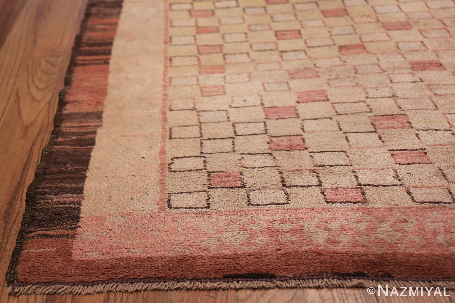 Vintage Turkish Rug 46815 Side Corner Nazmiyal