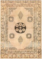 Antique Khotan Carpet from East Turkestan 46816 Nazmiyal
