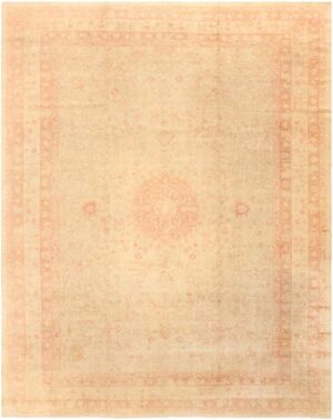 Antique Oushak Carpet 43944 Nazmiyal