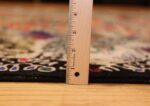 vintage italian missoni Ski resorts rug 46933 thickness Nazmiyal