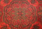antique arts and crafts english wilton carpet 42374 green Nazmiyal