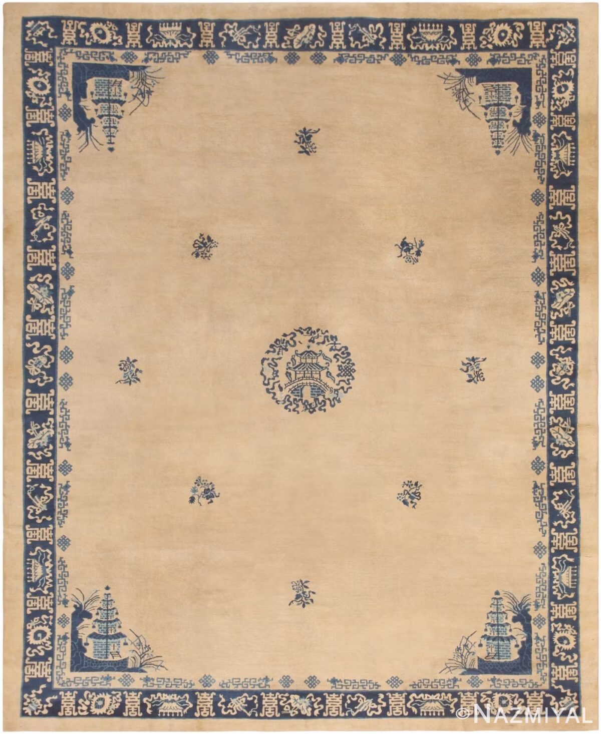 Antique Chinese Rug 46966 Nazmiyal
