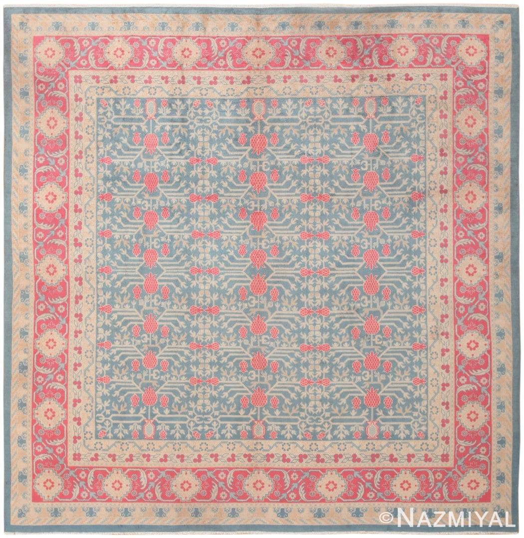 Vintage East Turkestan Khotan Rug 46728 Nazmiyal