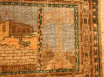antique silk bezalel rug from jerusalem israel 46984 tower Nazmiyal