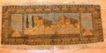 antique silk bezalel rug from jerusalem israel 46984 whole Nazmiyal