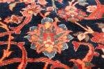 vintage navy color persian bidjar rug 46734 closeup Nazmiyal