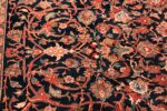 vintage navy color persian bidjar rug 46734 design Nazmiyal