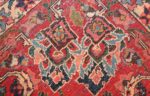 vintage navy color persian bidjar rug 46734 knots Nazmiyal